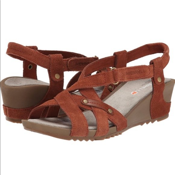 merrell wedge sandals